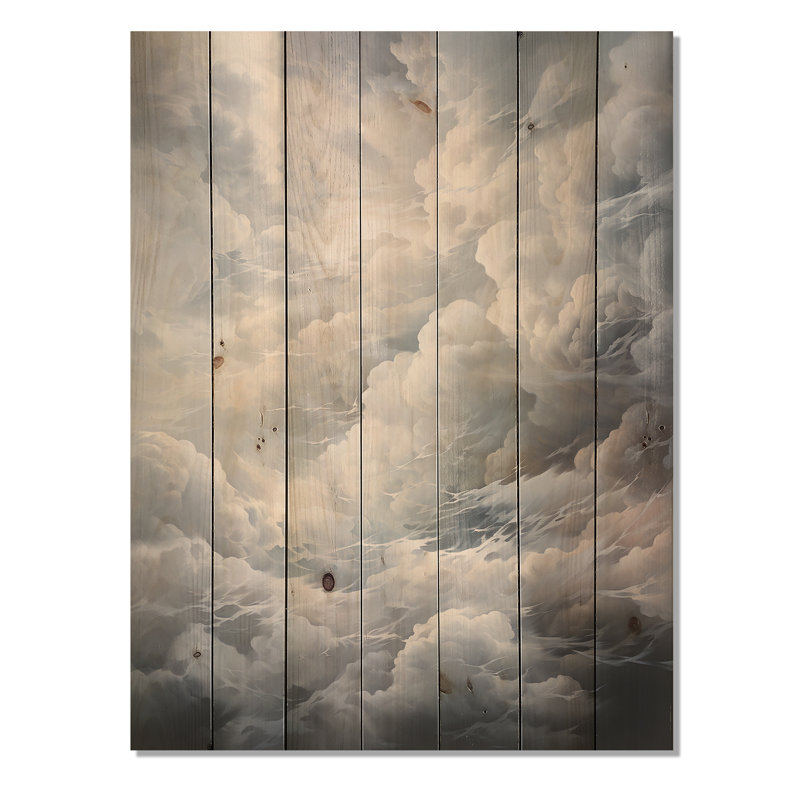 " Clouds Whispering Clouds II ", 20" H x 10" W x 0.78" D