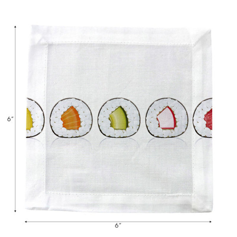 Serviettes de table en satin de coton