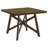 Kiser 47-inch Square Counter Height Dining Table Brown