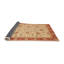 Tapis décoratif multicolore à motif abstrait-235232987