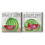 Watermelon Enjoy - ensemble de 2 reproductions d'art sur toile tendue-116293360