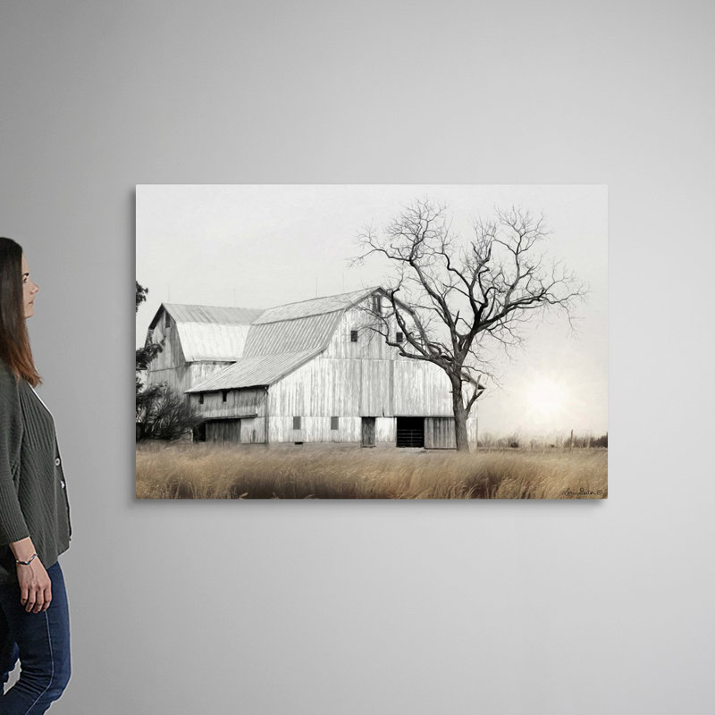 "Ohio Fields I" par Lori Deiter, reproduction d'art sur toile avec quincaillerie de fixation, H 40 po x l 60 po, Toile tendue