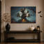 «Spooky Treehouse Village Night», art mural sur toile-414409713