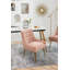 Chaise d'appoint rembourrée en velours Mayreli-105516012