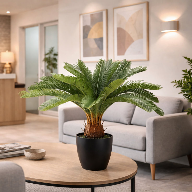 70cm Faux Palm Plant in Pot Liner