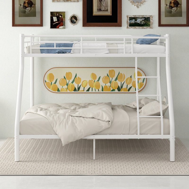 Metal Bed, White