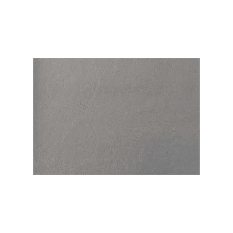 Tête de lit tapissier pour chambre à coucher - aspect cuir, style transitionnel, Gris, Grand lit