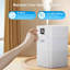 Humidificateur à vapeur froide de grande capacité 4L - autonomie de 40 heures avec 10 niveaux de brume réglables, télécommande et commande tactile, arrêt automatique et veilleuse pour la maison, les plantes et les animaux de compagnie