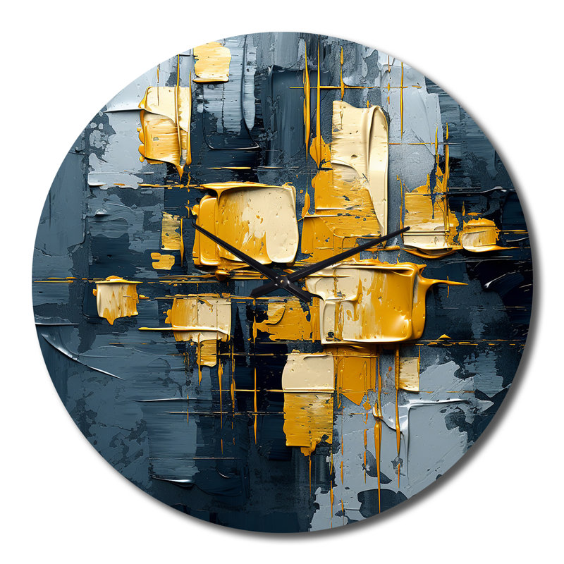 Horloge murale abstraite, Grand