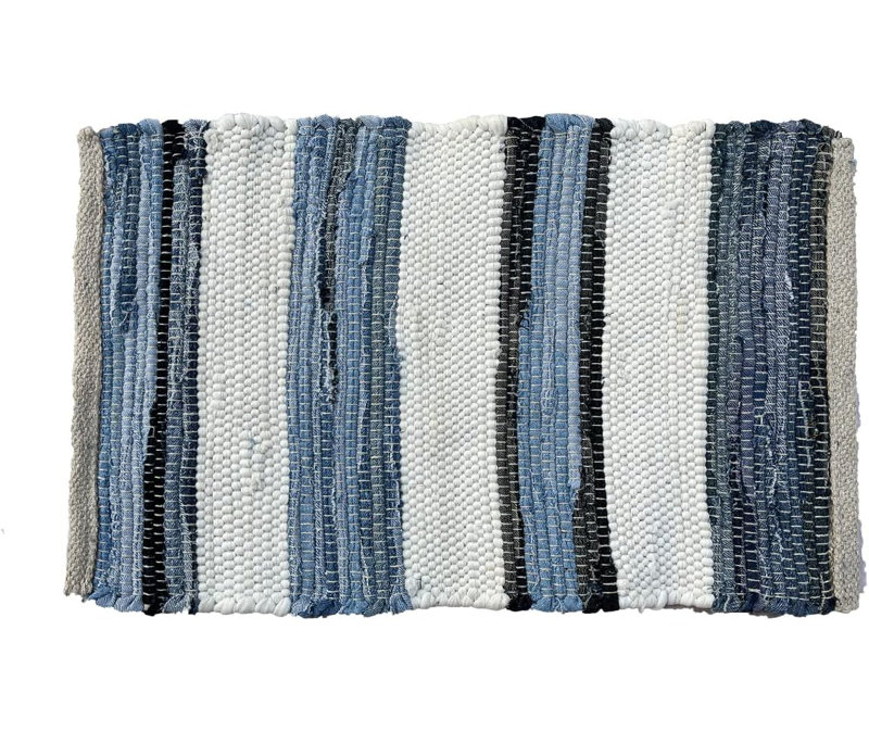 Napperon Larresha, Bleu rayé
