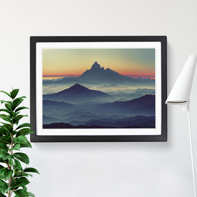 XH1022-6830X Peaceful Mountain Sunrise Vol.4 - Picture Frame Print