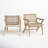 Firenze Acacia Outdoor Lounge Chairs