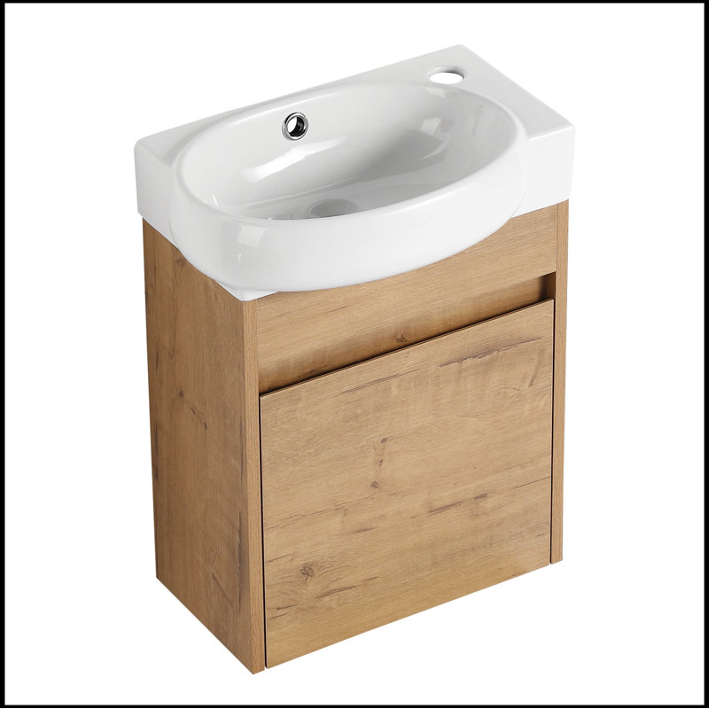 Meuble-lavabo simple 16,80 po avec plateau Daygan