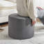 Pouf rembourré 17,7 po x 17,7 po x 13,8 po-1234402050