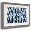 True Blue Wave I - Art mural mural mat et encadré sous verre acrylique-197519408-197519412