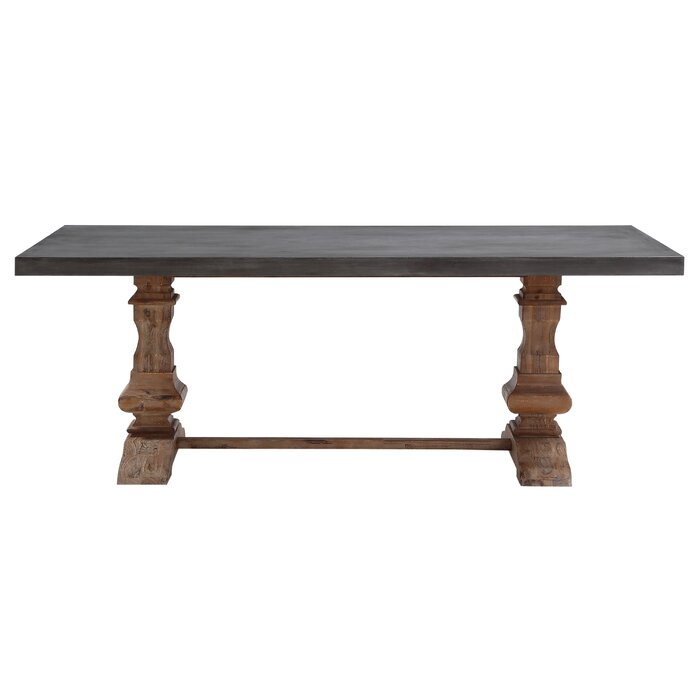 One Allium Way® Carlyn Solid Wood Base Dining Table & Reviews | Wayfair