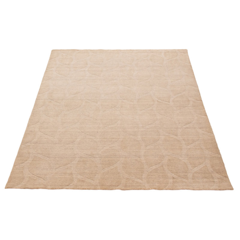 Tapis ivoire unique de 5 pi 7 po x 7 pi 10 po Kashkuli Gabbeh