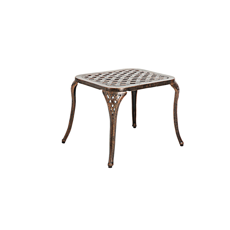 Table d'appoint d'extérieur, Noir