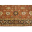 Tapis tribal orange foncé 6 x 10 Indo-Mahal