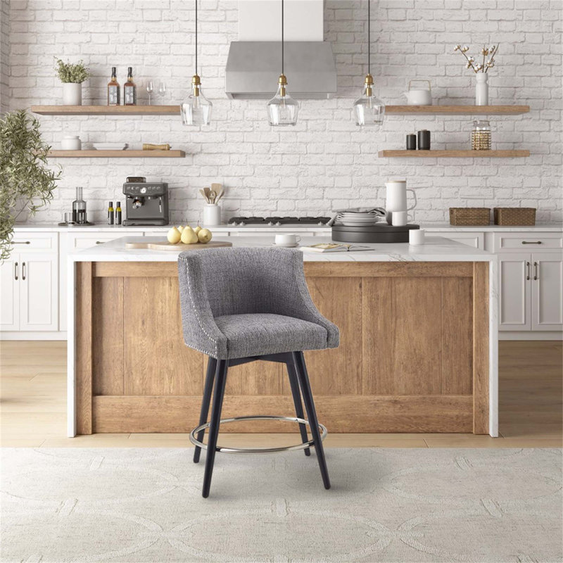Tabouret de comptoir pivotant