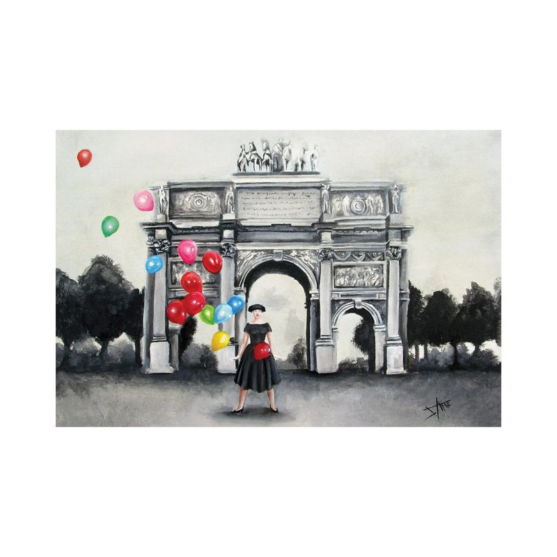 Funny Face by Salma Nasreldin - Wrapped Canvas Print, 66.04 cm H x 45.72 cm W x 1.91 cm D