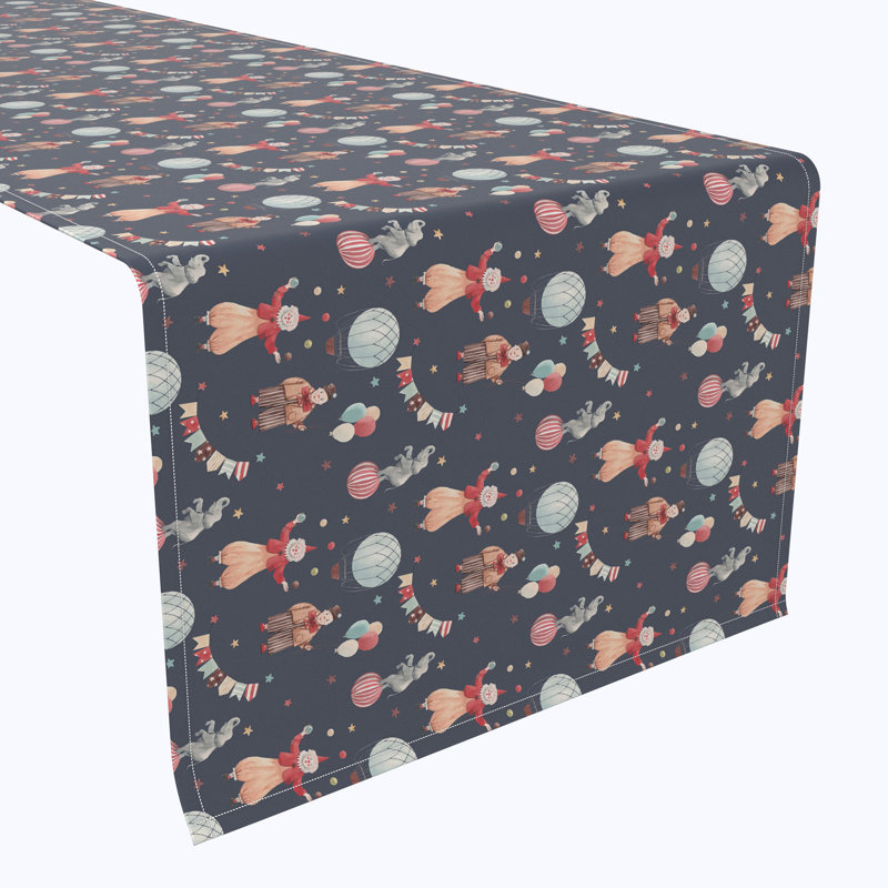 Edgartown Geometric Table Runner, 72" x 12"