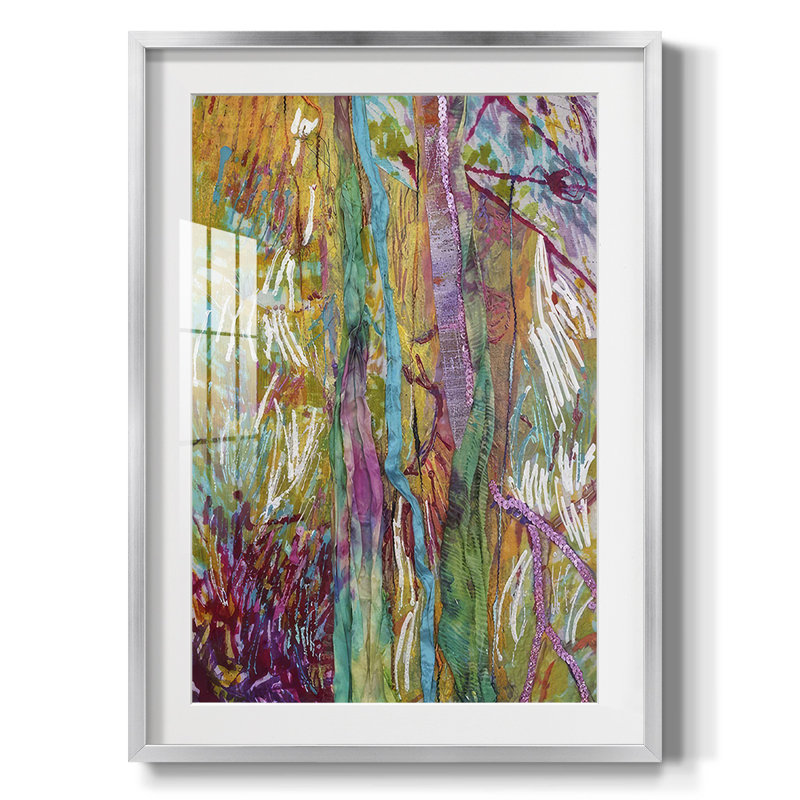 Wake Dream II - impression encadrée, H 28,5 po x l 20,5 po, Argent argent
