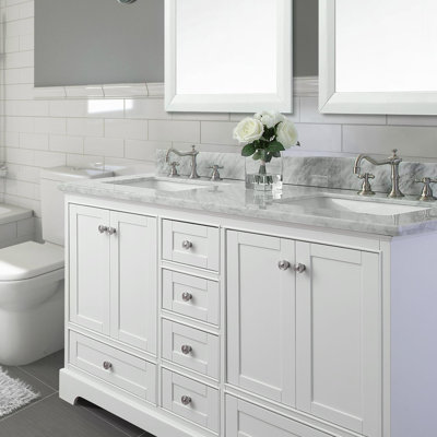 Meuble-lavabo double 72 po Audrey
