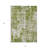 HomeRoots 3' X 5' Green Abstract Washable Indoor Outdoor Area Rug