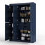 Garde-manger 100% bois massif 48,5 po avec portes Shaker, 2 tiroirs et tablettes réglables-770343776