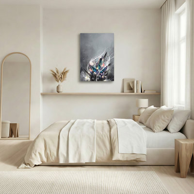 Art mural en toile Gallery Wrap pour le salon, la chambre à coucher, le bureau ou le vestibule - Décoration murale décorative avec énergie cristalline
