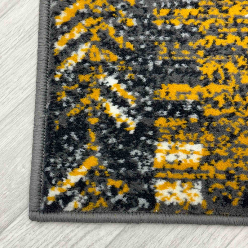 Runner Geometric Area Rug, Runner 60 x 420 cm