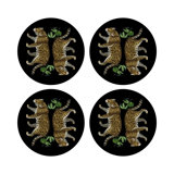 Leopard Seeing Double Pebble 16" Vinyl Placemat