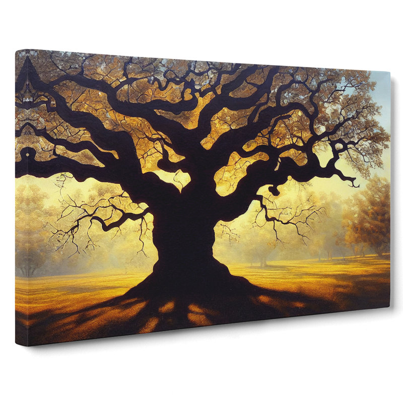 Tantalising Oak Tree - Wrapped Canvas, 35cm H x 50cm W x 3cm D