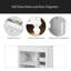 Meuble-lavabo de salle de bain avec lavabo en céramique, 30 po, armoire de rangement avec portes à fermeture en douceur et organisateur de porte-119506876