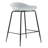 Set of 2 Bar Stools - 25" Seat Height Molded Plastic Stools with Metal Legs - Counter Height Stools for Indoor & Outdoor Use-381722507-357529053