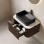 Meuble-lavabo mural flottant avec lavabo, armoire de rangement et tiroir, idéal pour les salles de bain modernes et pour optimiser l'espace-361058312-361058314