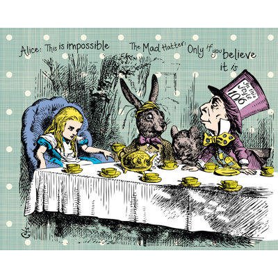 Tea Party Matte Wall Mural