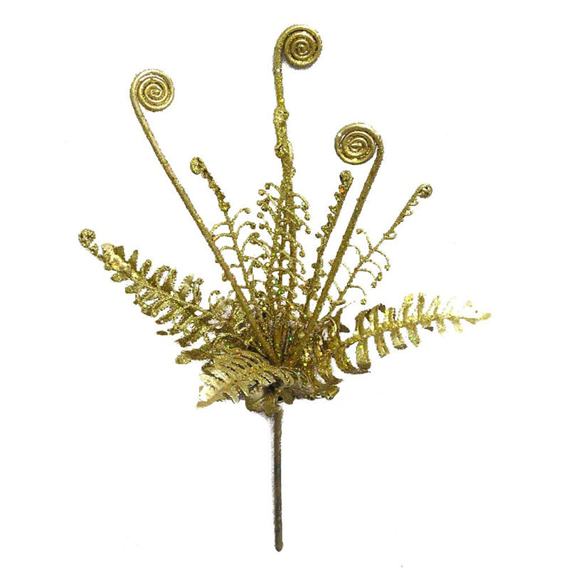 Pistolet de Noël à paillettes, Or