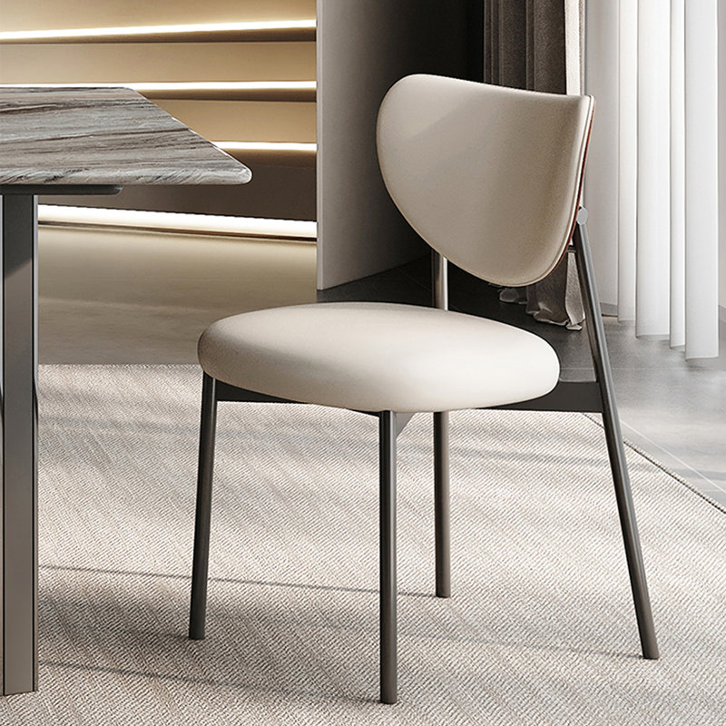 Ensembles de table de salle à manger en marbre brun, H 29,5 po x L 63 po x l 31,5 po, 7 Pieces: Table, 6 Chairs