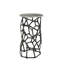 Table de bout en aluminium Keatley, gris foncé