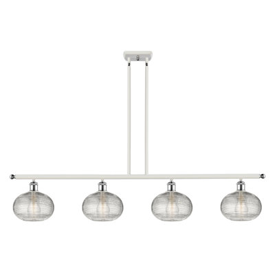 Luminaire suspendu pour îlot de cuisine 4 lumières Larrick