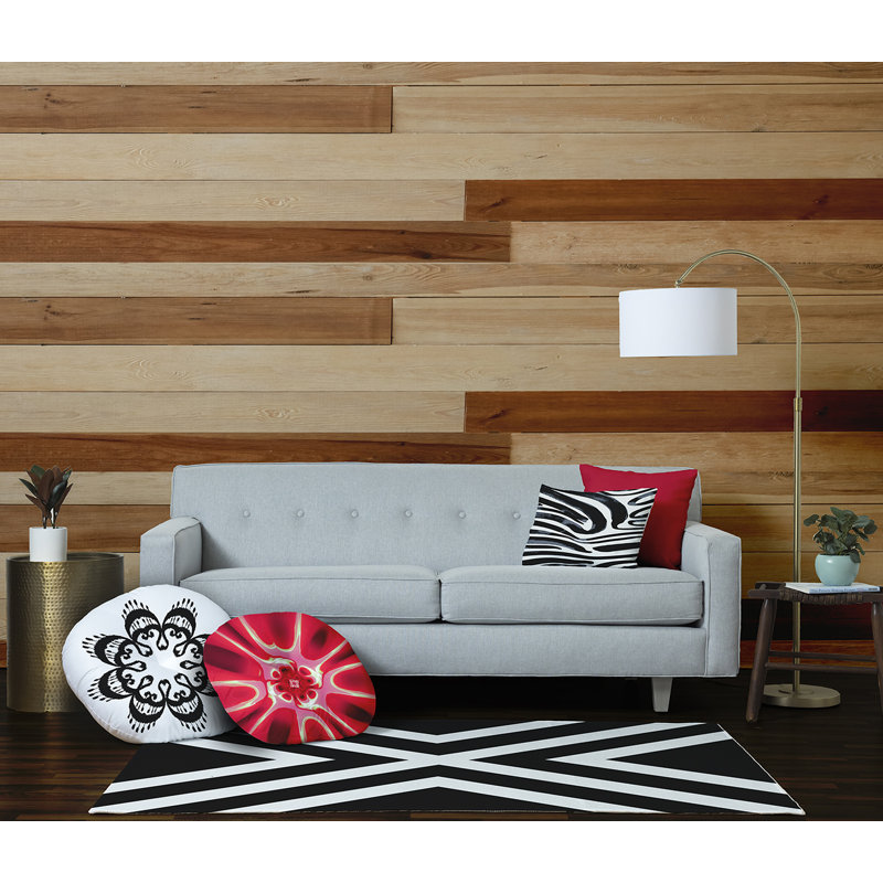 Abstract Reversible Throw Pillow, 30" x 30"