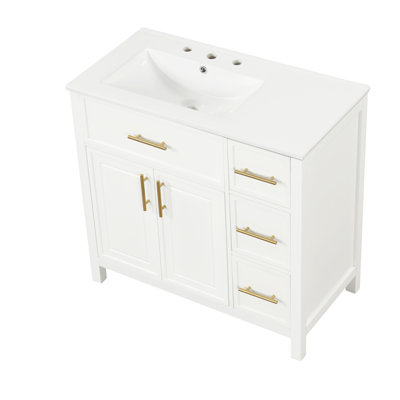 Meuble-lavabo 36 po avec comptoir d'évier