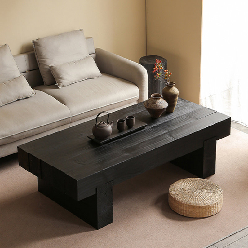 Table basse Wabi-sabi, H 15,74 po x l 47,24 po x P 27,55 po