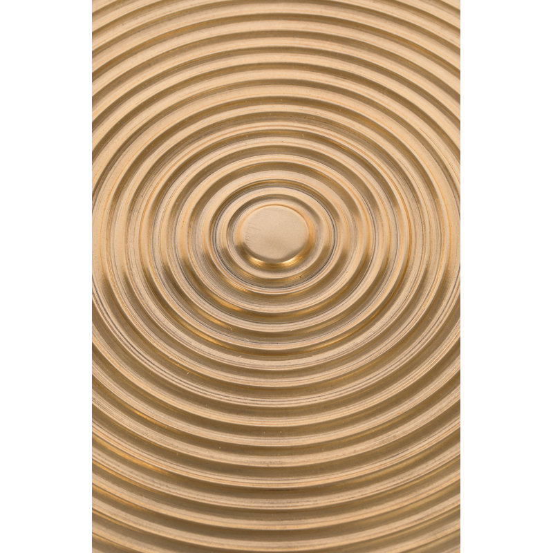 Hypnotising Round Dining Table, Gold