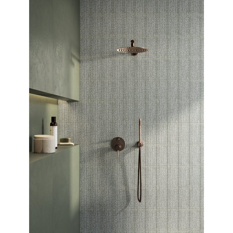 Carrelage mural en porcelaine Oita Hashi 5 x 10, Bleu ciel