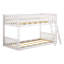 Lit superposé simple au-dessus de simple en bois massif avec échelle intégrée de 42,5 po Johann-819519922