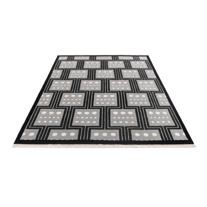 Iniguez Black Rug