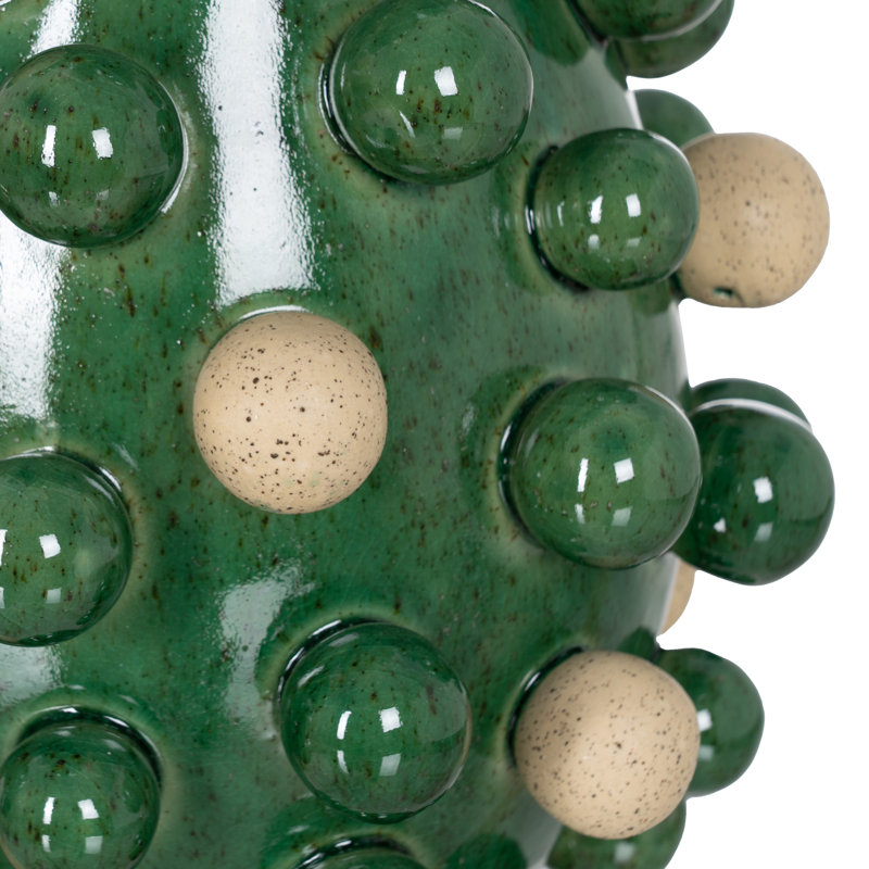 Paullina Ceramic / Porcelain Table Vase, Green